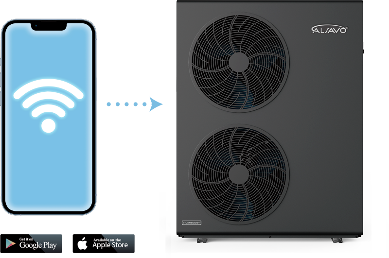 Pompe à chaleur air/eau chauffage maison Alsavo HP 12 kw - R32 Monophasée