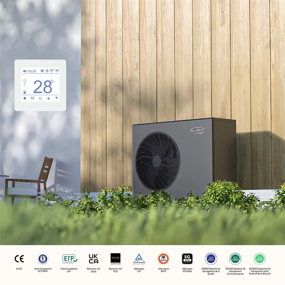 Pompe à chaleur air/eau chauffage maison Alsavo HP 12 kw - R32 Monophasée